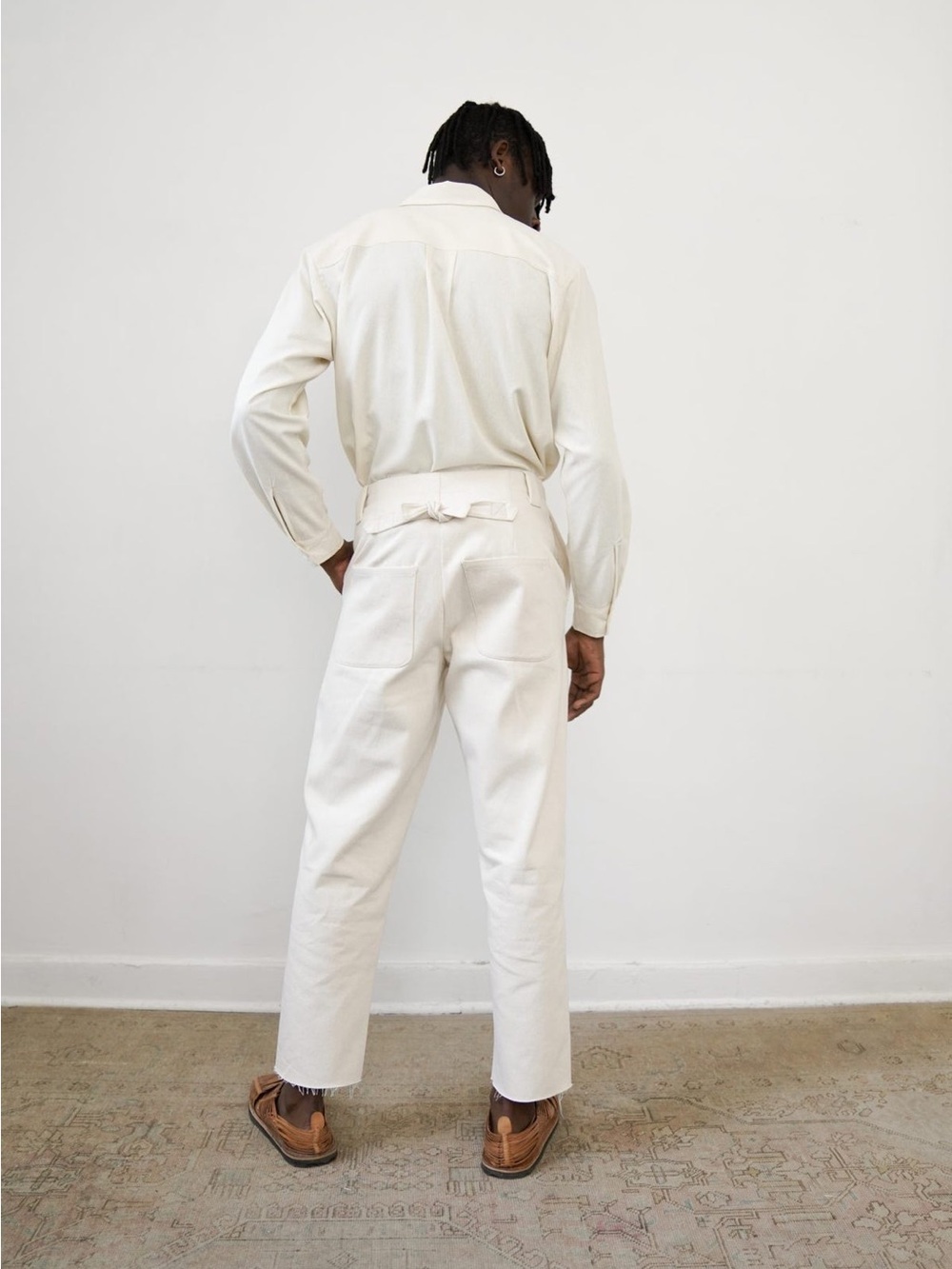 Zii Ropa The DIL Pant Recycled Undyed Natural Denim Tapered Size 8/S Streetwear
